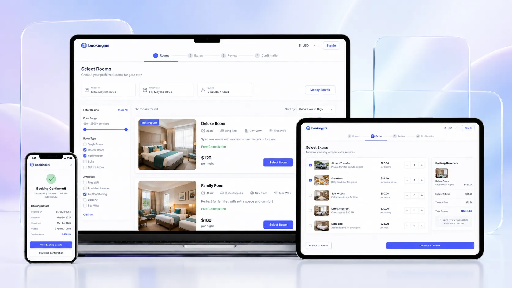 Direct booking engine